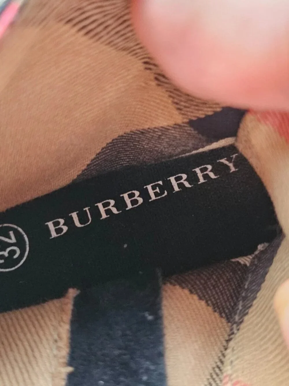 Burberry Kids Shoes High Top Lace Up Sneaker Black Size 32 Authentic